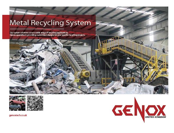 Scrap metal recycling system