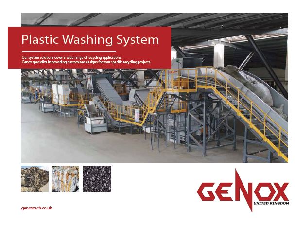 Plastic bottle washing system