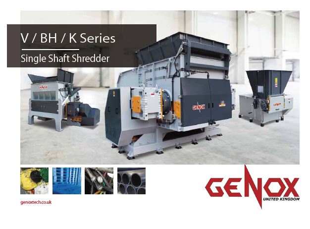 Single shaft shredders